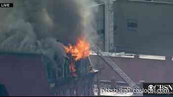 Large Fire Breaks Out On East Carson Street