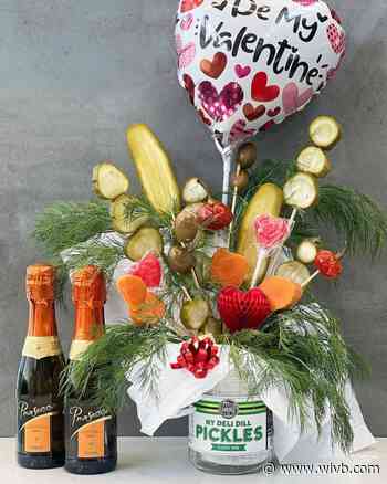 Buffalo Barrel + Brine advertising "pickle bouquets" for Valentine's Day