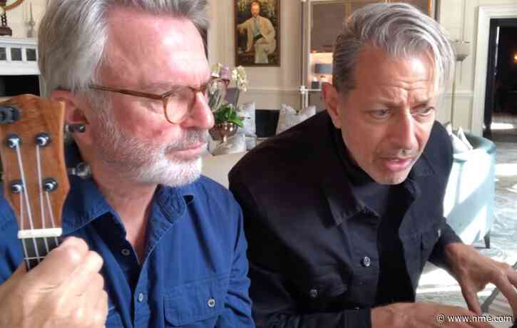 Jeff Goldblum and Sam Neill share duet from ‘Jurassic World: Dominion’ set