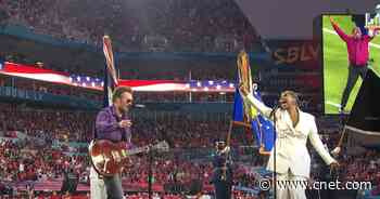 Super Bowl ASL national anthem: Full video shows Warren Snipe's joy, energy     - CNET
