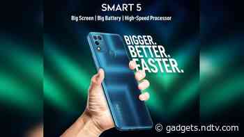 Infinix Smart 5 India Launch Date Set for February 11, to Feature Dual Rear Cameras and 6.82-Inch Display - Gadgets 360