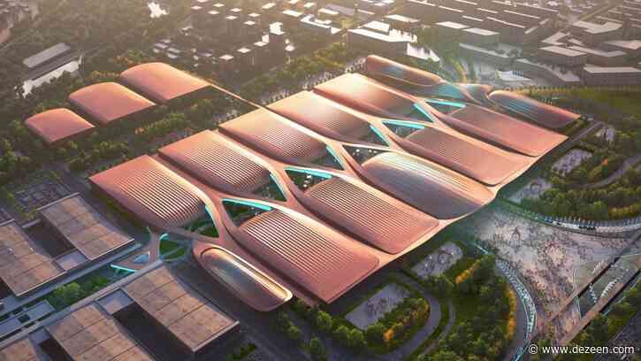 Zaha Hadid Architects models expansion of Beijing exhibition centre on traditional Chinese architecture