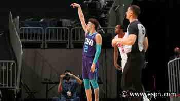 Charlotte Hornets rookie LaMelo Ball goes off for big night against Houston Rockets - ESPN