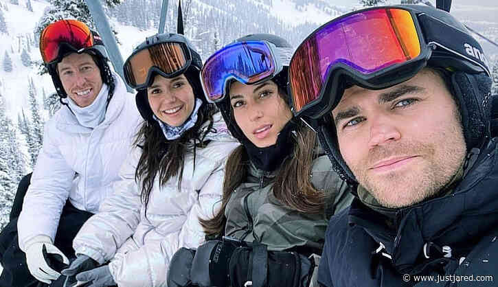 Nina Dobrev & Paul Wesley Reunite for a Snowy Double Date!