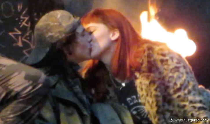 Jennifer Lawrence Makes Out with Timothee Chalamet for 'Don't Look Up' Scene (Photos)