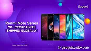 Xiaomi Says Over 200 Million Redmi Note Series Phones Shipped