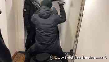Watch: Police execute drugs raid in Greenwich Peninsula