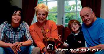 Denise Welch says Tim Healy was 'dead against' sons being in showbiz