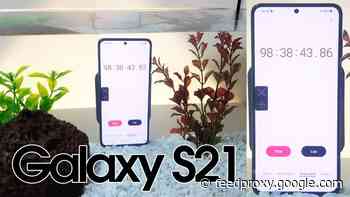 The ultimate Samsung Galaxy S21 waterproof test (Video)