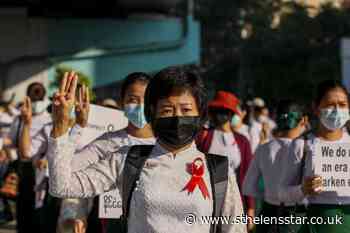 Police in Myanmar crack down on crowds defying protest ban - St Helens Star