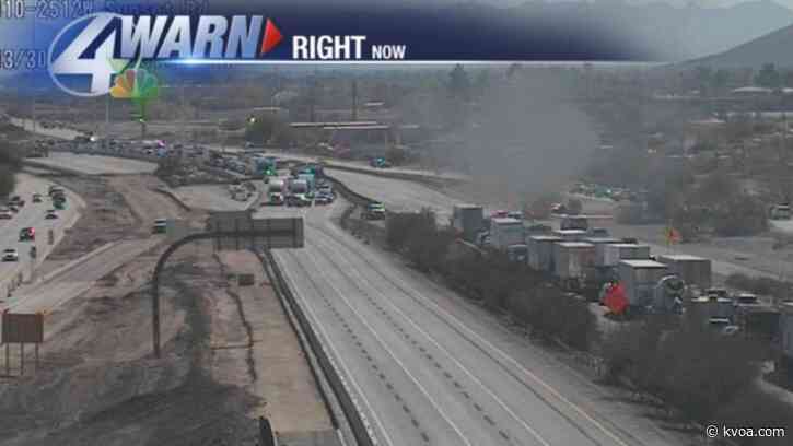 TRAFFIC: Vehicle fire causing restrictions on I-10, Sunset Road