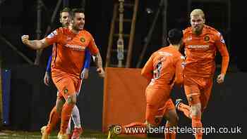 Daniel Kelly the toast of Carrick as Linfield denied by basement side