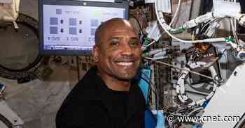 See Idris Elba beam a sweet message to NASA's Victor Glover on the ISS     - CNET