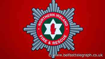 Firefighters tackle blaze at old Downe Hospital site in Downpatrick