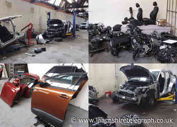 Man jailed over £240k chop shop housing stolen vehicles from across Lancashire