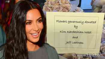 Kim Kardashian Donates Photo Shoot Flowers to Frontline Workers