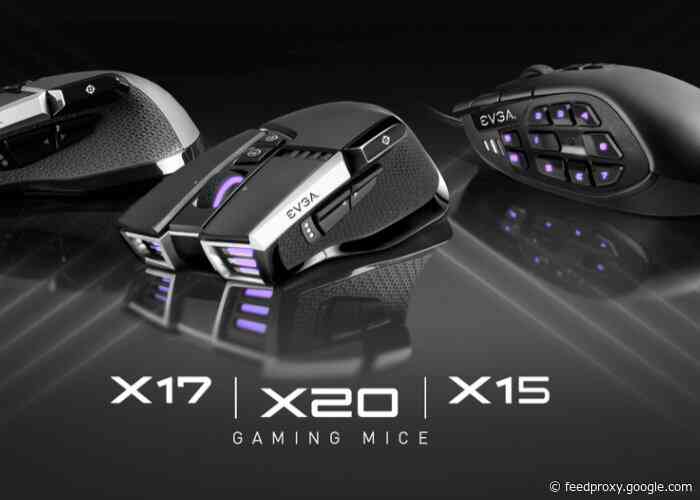 New EVGA X15, X17, X20 gaming keyboards and mice introduced
