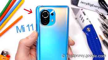 Xiaomi Mi 11 gets durability tested (Video)