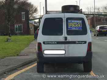 Why this van was pulled over by police on Winwick Road - Warrington Guardian