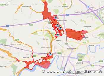 The flood warnings and alerts in force in Warrington due to Storm Christoph - Warrington Guardian