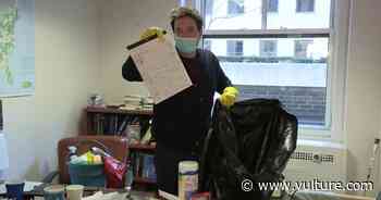 Jimmy Fallon Busts In and Cleans Steve Kornacki’s Filthy Office As a Thank You From Us All - Vulture