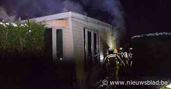 Stacaravan op camping Canteclaer uitgebrand