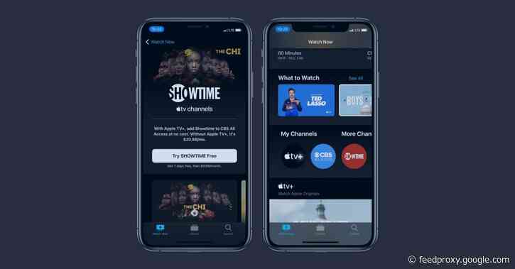 CBS and Showtime bundle no longer available through Apple TV app, ahead of Paramount+ launch