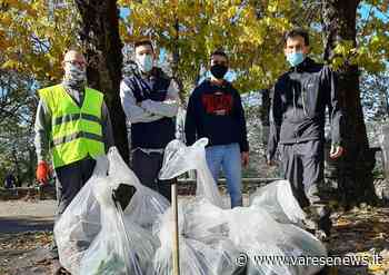 Varese - I volontari di Samarate al lavoro per pulire il Campo dei Fiori - Gallarate/Malpensa - varesenews.it