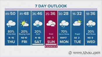 Houston forecast: Extreme cold coming our way with snow, ice possible Monday - KHOU.com