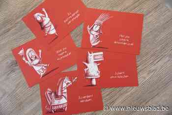 Ros Beiaard, reuzen en knaptanden verspreiden boodschappen v... (Dendermonde) - Het Nieuwsblad