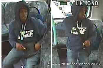 CCTV image after robber threatens to stab teen on Bexley bus