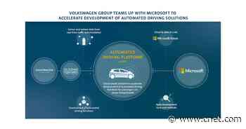Microsoft and Volkswagen will collaborate on self-driving car software     - Roadshow