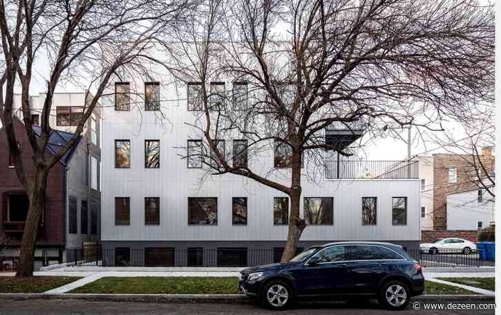 Vladimir Radutny Architects wraps Chicago housing block in corrugated steel