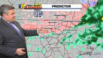 NC weather: Freezing rain possible over the next few days