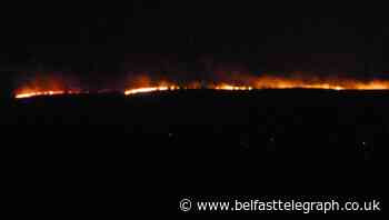 Large fire breaks out on Dartmoor