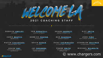 Los Angeles Chargers Announce 2021 Coaching Staff - Chargers.com