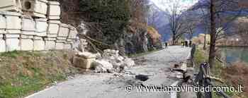 Frana sulla strada, traffico ancora fermo - Cronaca, Sorico - La Provincia di Como