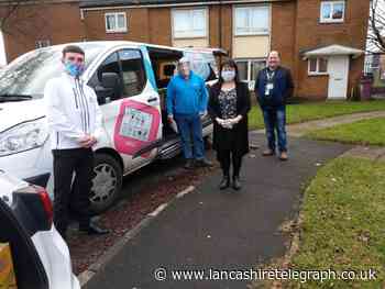 Energy hub helping deliver food packages to families
