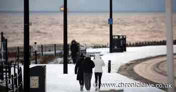 Hour by hour forecast in the North East as more snow is expected