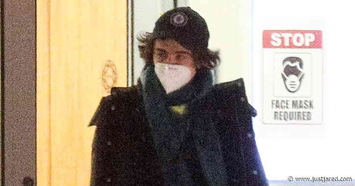 Timothee Chalamet Stays Safe in a Face Mask While Heading Out in Boston