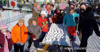 Sneeuwballengevecht houdt leerlingen warm (Zwalm) - Het Nieuwsblad