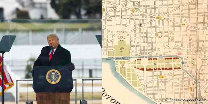 OAN said it was not Trump who led rioters to the Capitol but Pierre L'Enfant, DC's 18th-century architect