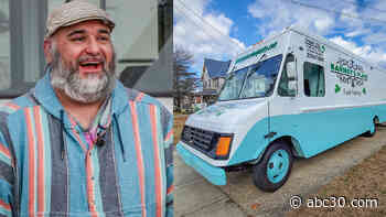 Barney's food pantry has grown beyond his garage