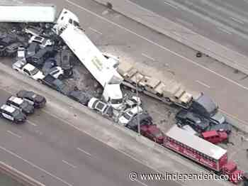 Fort Worth pile up: Driver gasps in shock while filming video capturing deadly accident