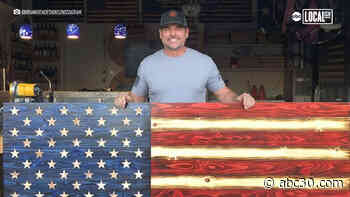 Rancho Cucamonga woodworker's patriotic passion, making flags that are works of art