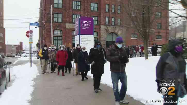 Concerns Arise After People Left To Stand In Cold While Waiting For Coronavirus Vaccine