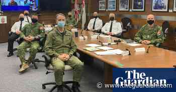 Canada military trumpets diversity … with picture of eight white men
