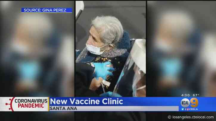 Vaccination Clinic Opens At Santa Ana Valley High School, Addressing Inequities During Pandemic