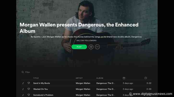 Spotify Launches a Dedicated Morgan Wallen ‘Dangerous’ Playlist for Fans — Just Days After Its ‘Playlist Ban’