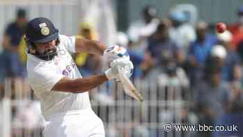 India v England: Rohit Sharma's 161 puts hosts on top in Chennai